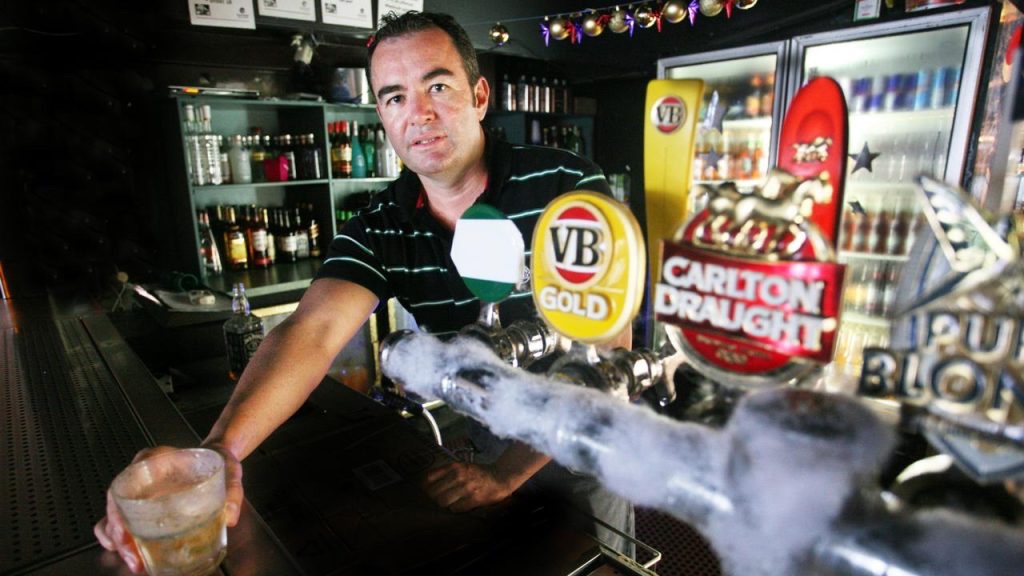 Founder Clayton Williams at the first Helliwell venue, 240V nightclub in Mooloolaba, early 2004.